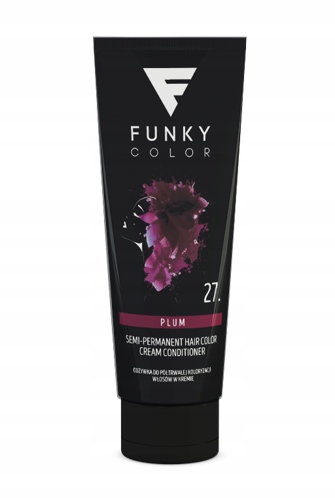 Toner na vlasy Funky Color Barvicí kondicionér č. 27 Plum 100 ml