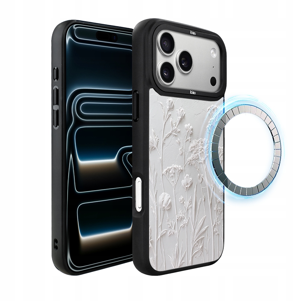 Pouzdro pro iPhone 17 Pro Ibizu DropGuard Matt s MagSafe, sušené polní květy