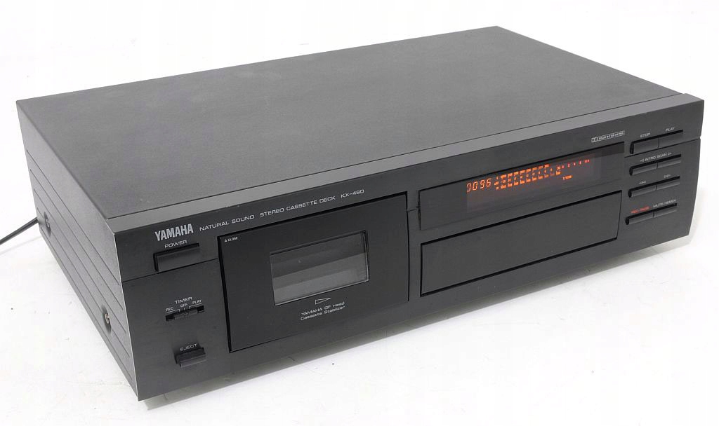 Кассетный магнитофон Yamaha KX-490 черный