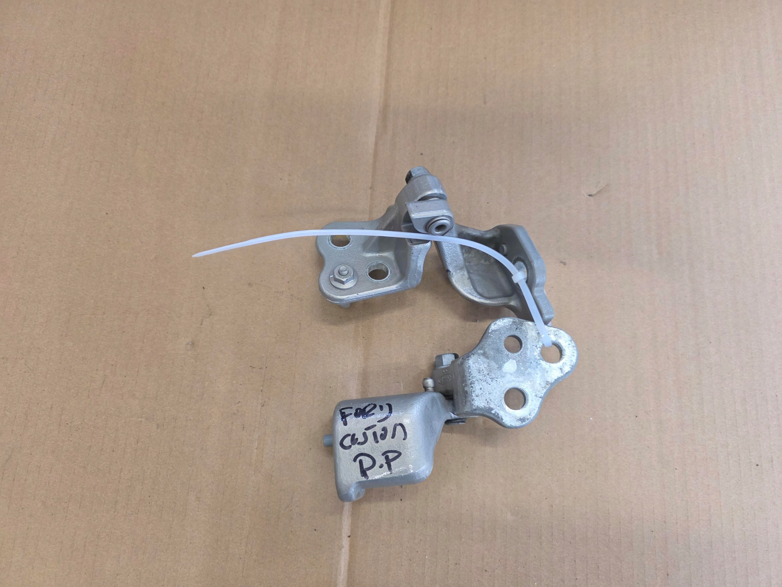 hinges door front right FORD TRANSIT CUSTON 12-17 Tectonic Silver