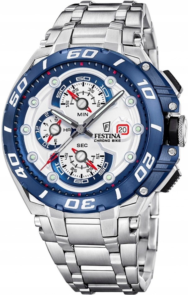 Zegarek męski Festina 20754/1 stalowy sportowy do nurkowania