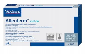 

Virbac Allerderm Spot-On pies powyżej 10 kg 6x2 ml