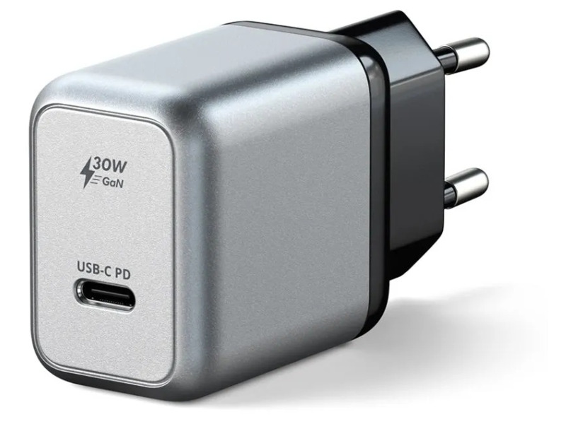 Ładowarka sieciowa Satechi STUC30WCMEU GaN Charger 30W Szary