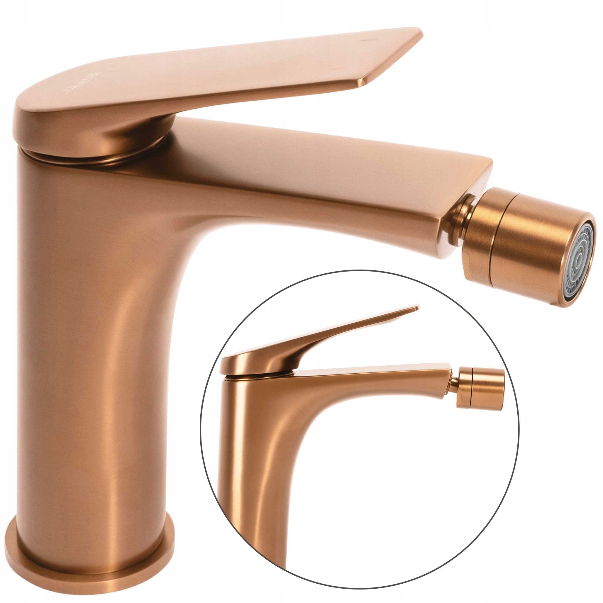 Stojaca bidetová batéria Rea Avalon Meď brúsená na bidet