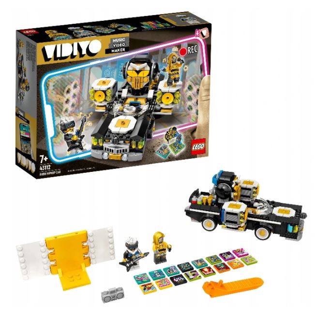 Lego VIDIYO Robo HipHop Car 43112 auto gitara nowe Marka LEGO