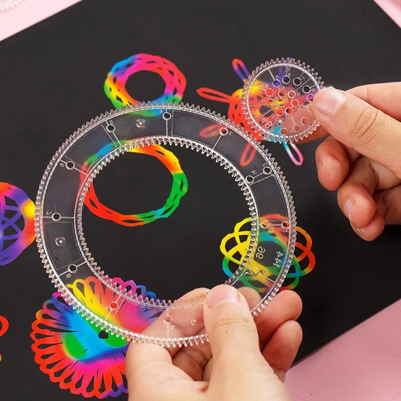 10-33pcs Spirograph Design Arts Craft Kit Classic Amazing Rainbow Magic Scr Kod producenta tPaCJSvGdoCVPKKzAGwW8726