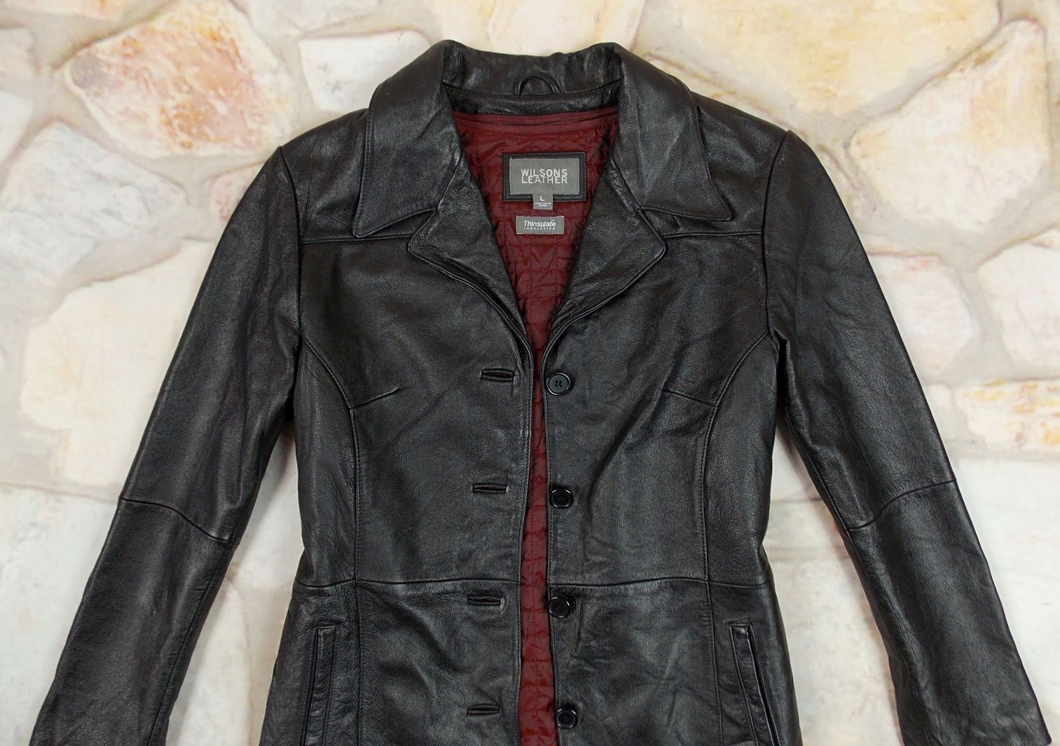 WILSONS skórzana kurtka elegancja thinsulate L Rozmiar L