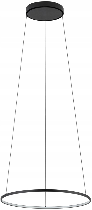 Circolo 10863 čierna závesná Led obruč nad stôl, moderný dizajn