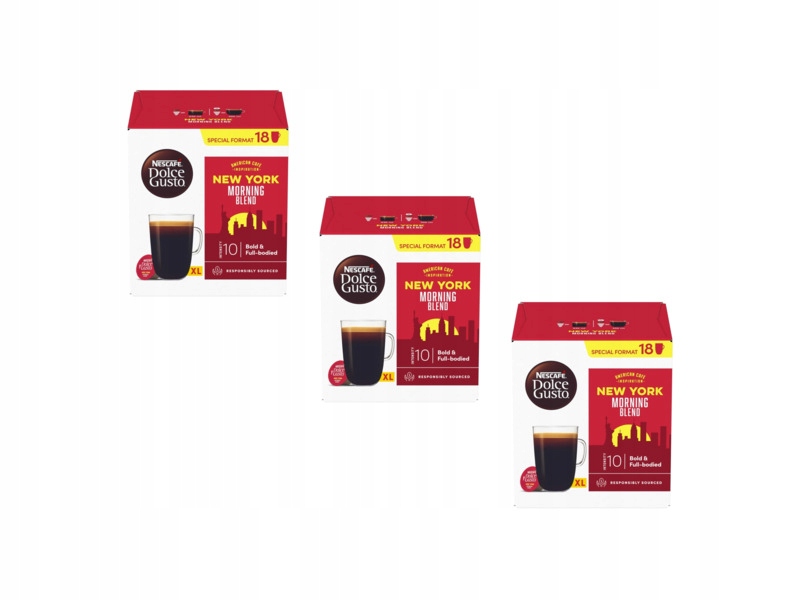 Kapsułki Nescafe New York Morning Blend do Nescafe Dolce Gusto 3 x 18 szt.