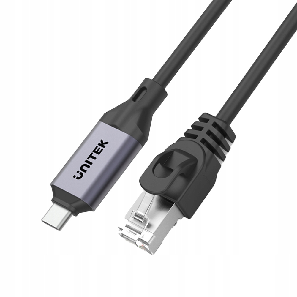 Unitek Ethernetový kabel Usb C RJ-45 Lan, síťový kabel, 5 m