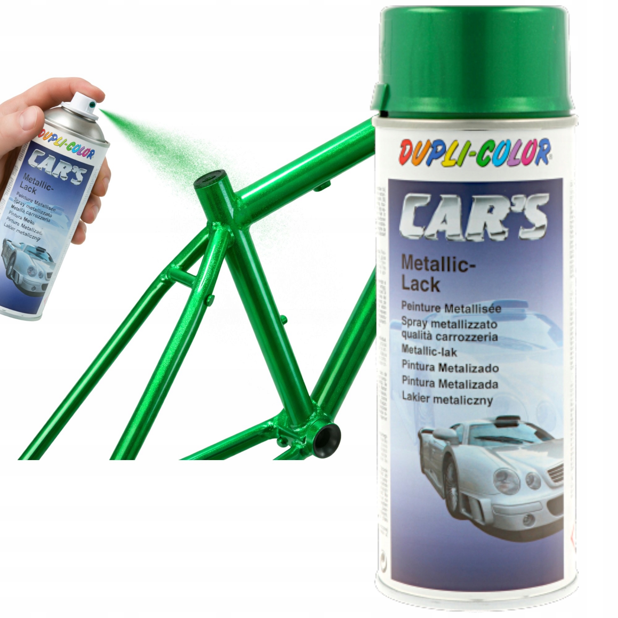 Dupli Color Cars Lakier Metaliczny Zielony Metalik Spray 400ML
