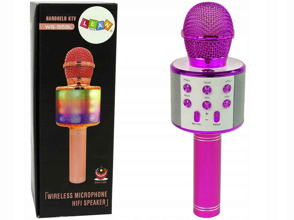

Mikrofon Bezprzewodowy Karaoke Dla Dzieci Różowy