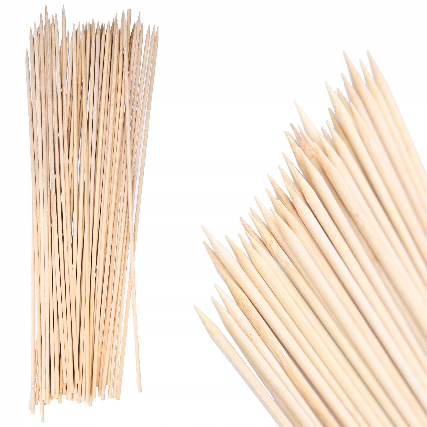 PATYCZKI DO SZASZLYKÓW SZPIKULCE BAMBUSOWE 40 CM WYKAŁACZKI DREWNIANE x50
