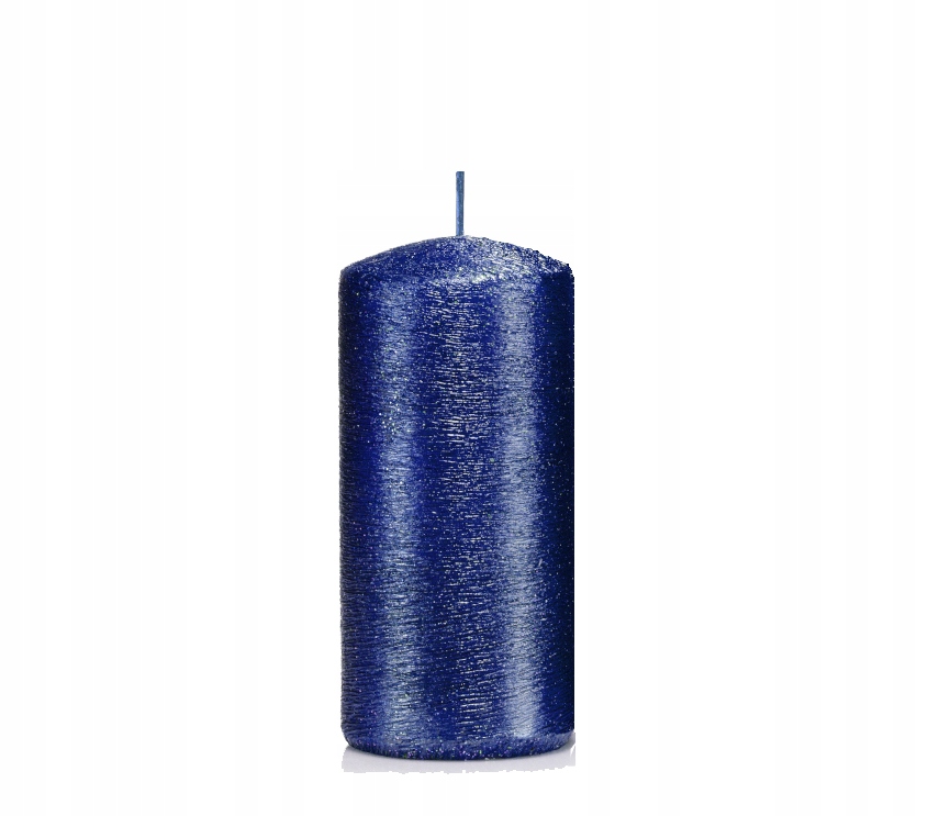 

Świeca walec Kokon 12/6 cm kolor Granatowy