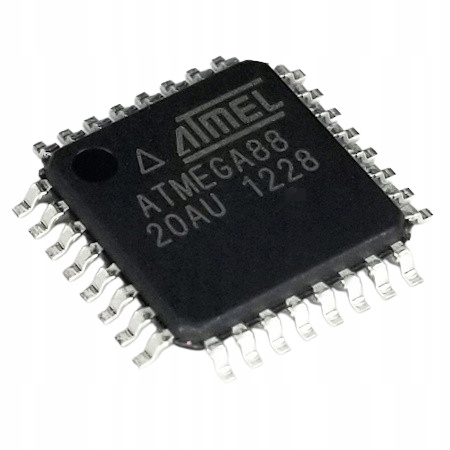 ATMEGA88-20AU mikrokontroler 8bit, 8kB, 512B, 1kB, 20MHz, TQFP32, Atmel