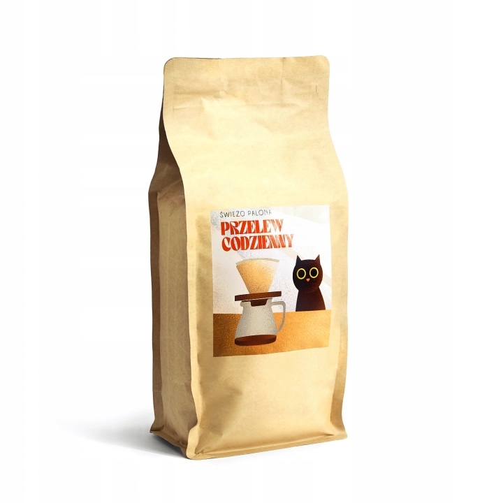 Levně Káva zrnková Arabica Świeżo Palona Denní přeliv hmotnost 1 kg