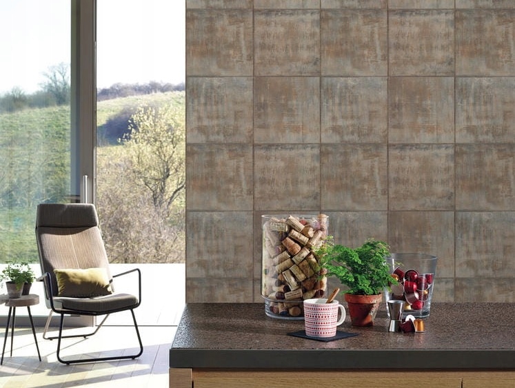 TAPETA ŚCIENNA BETONOWE PŁYTY BETON POPRZECIERANY Marka Grandeco