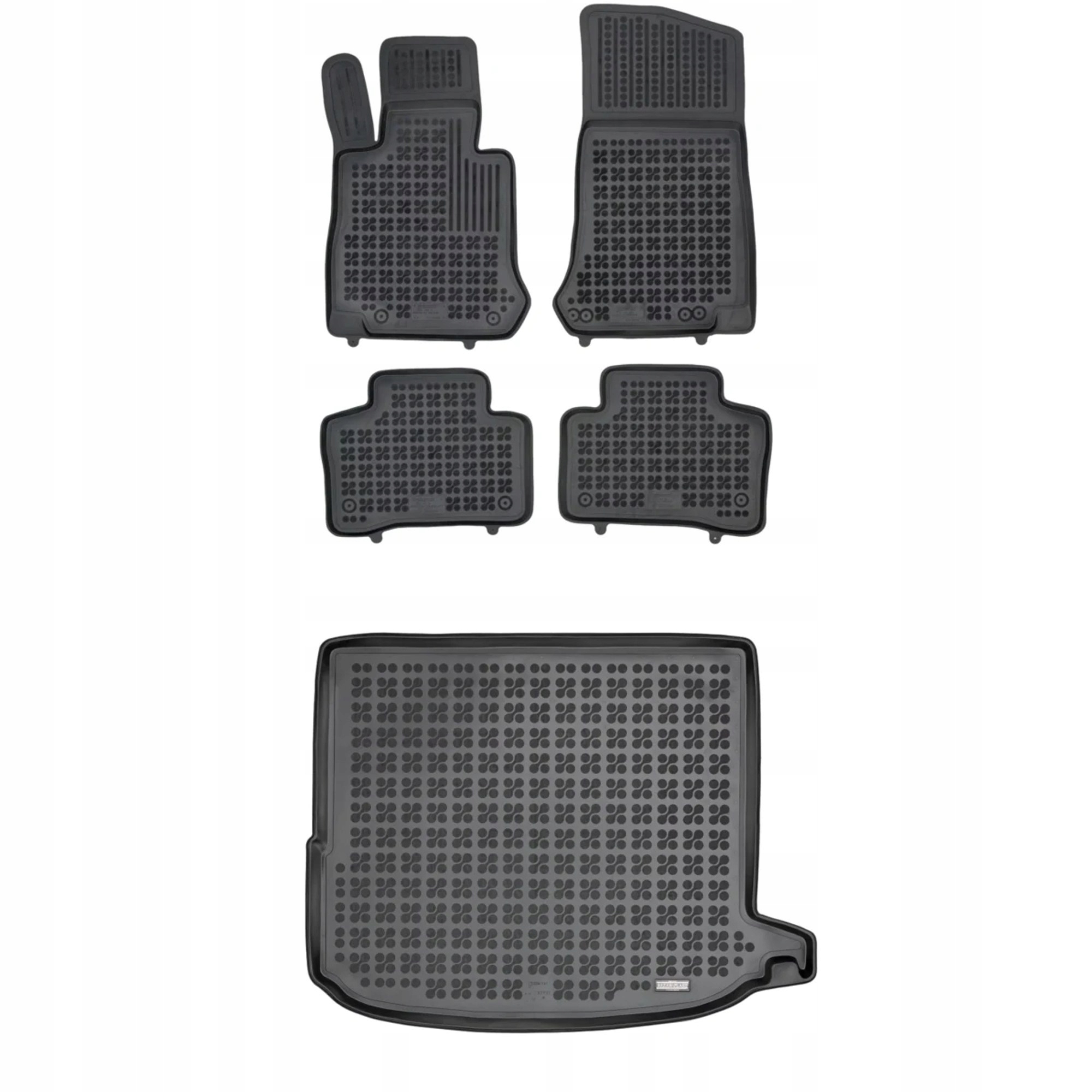 Gumová sada kobercov a rohoží Mercedes Glc I C253 2016-2019 Coupe