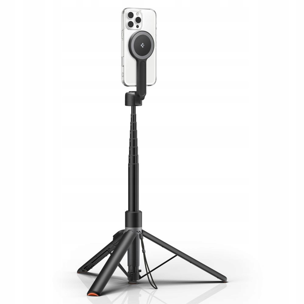 Spigen Selfie Tyč S581W Magsafe Bluetooth Selfie Stick Tripod Čierna
