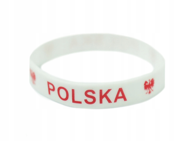

Opaska Silikonowa Na Rękę Polska Biała 1szt