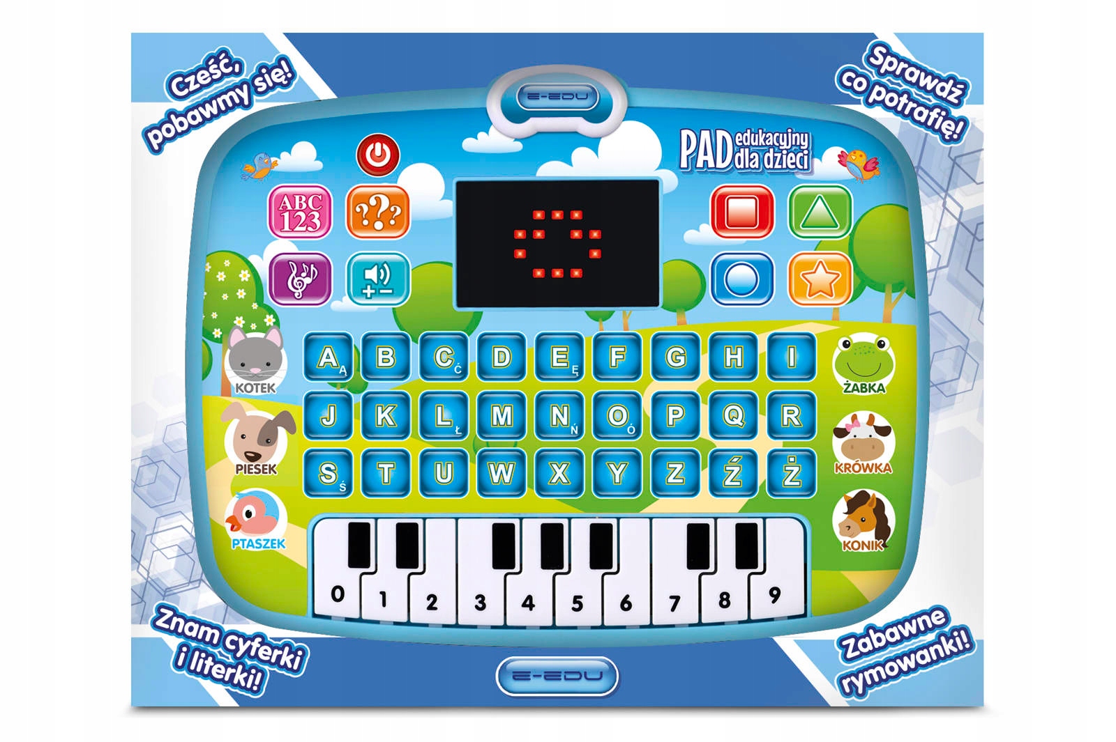 LAPTOP TABLET DOTYKOWY EDUKACYJNY KOMPUTER LCD PL Marka inna