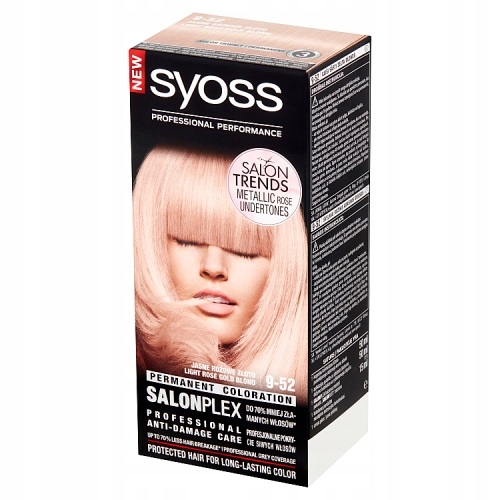 

Syoss farba do włosów 9-52 Różowy Blond