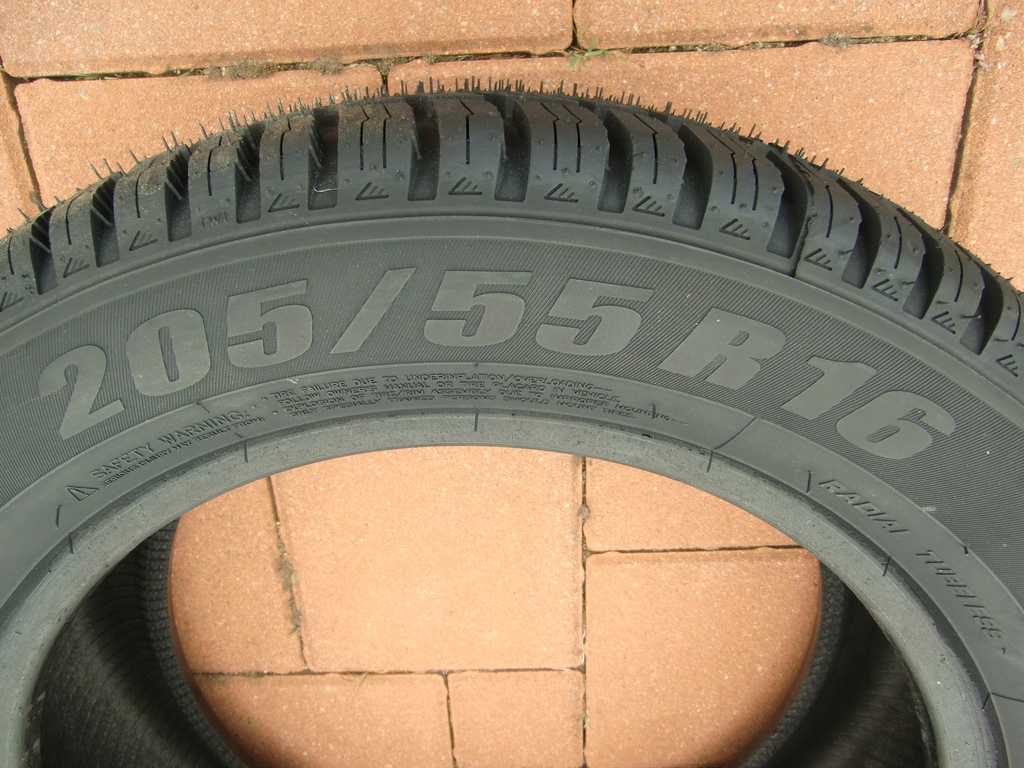 2 OPONY WIELOSEZONOWE 205/55R16 całoroczne CICHE Szerokość opony 205 mm
