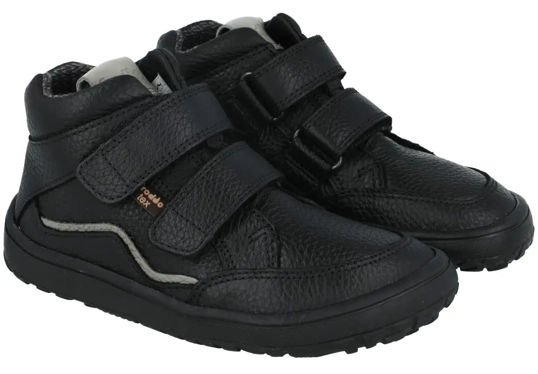 Czarne trzewiki barefoot Froddo G3110264-7 wodoodporne zero drop R29