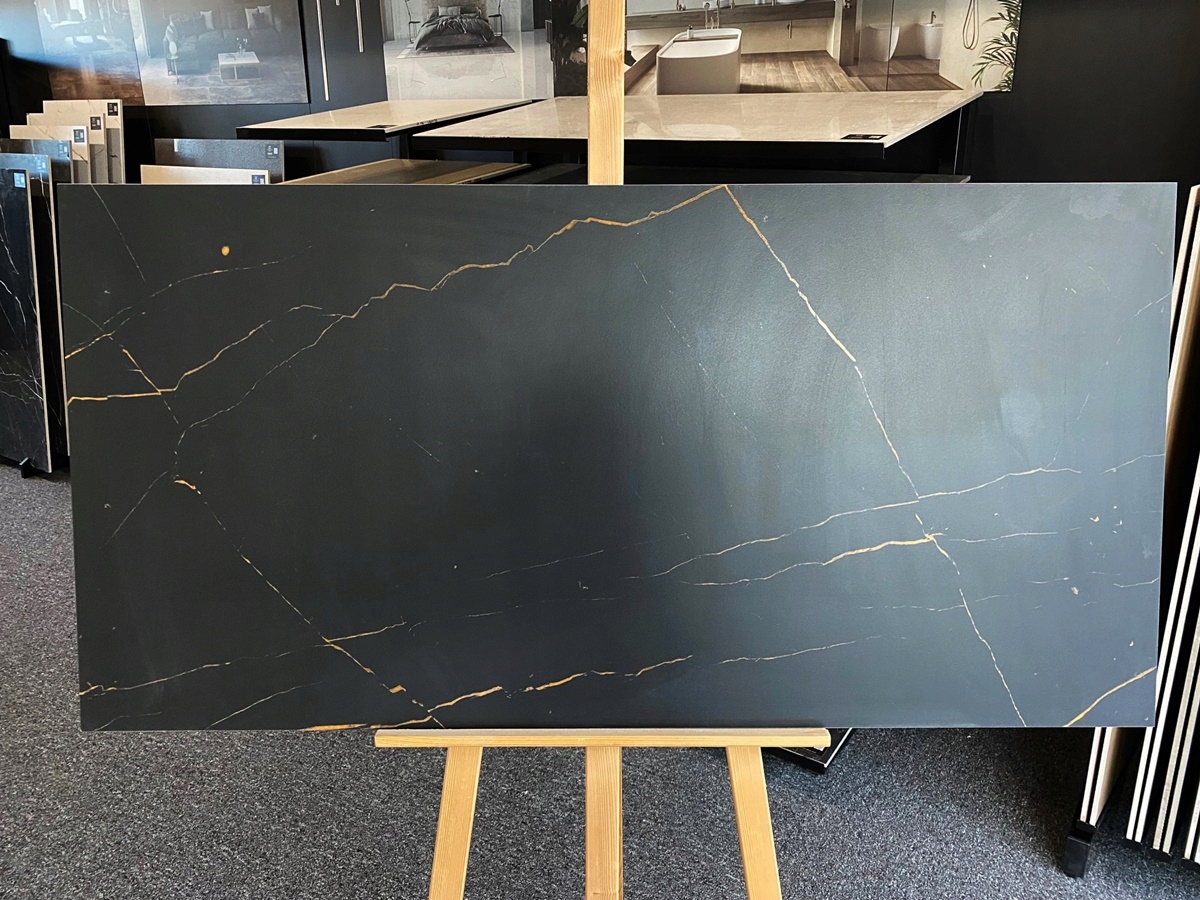 Płytka 60x120 Marquina czarna z żyłą Nowość mat Marka Home Design