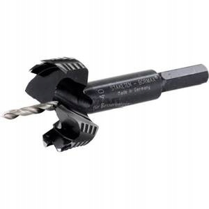 Famag Wiertło do drewna Bormax z pilotem D=16.2 L=90 I=57 S=10 do tralek