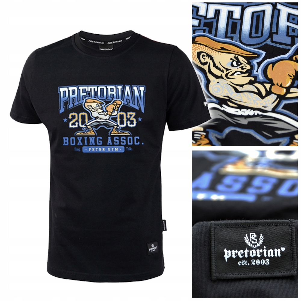 

Koszulka męska T-shirt Pretorian Boxing boks r.M