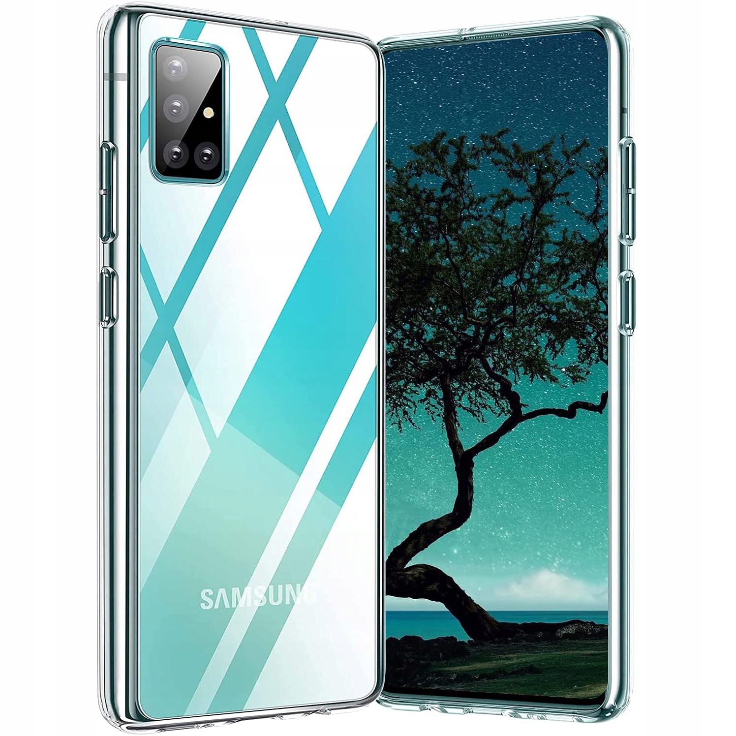 

Etui na Samsung A51 2MM Przezroczyste Slim Szkło