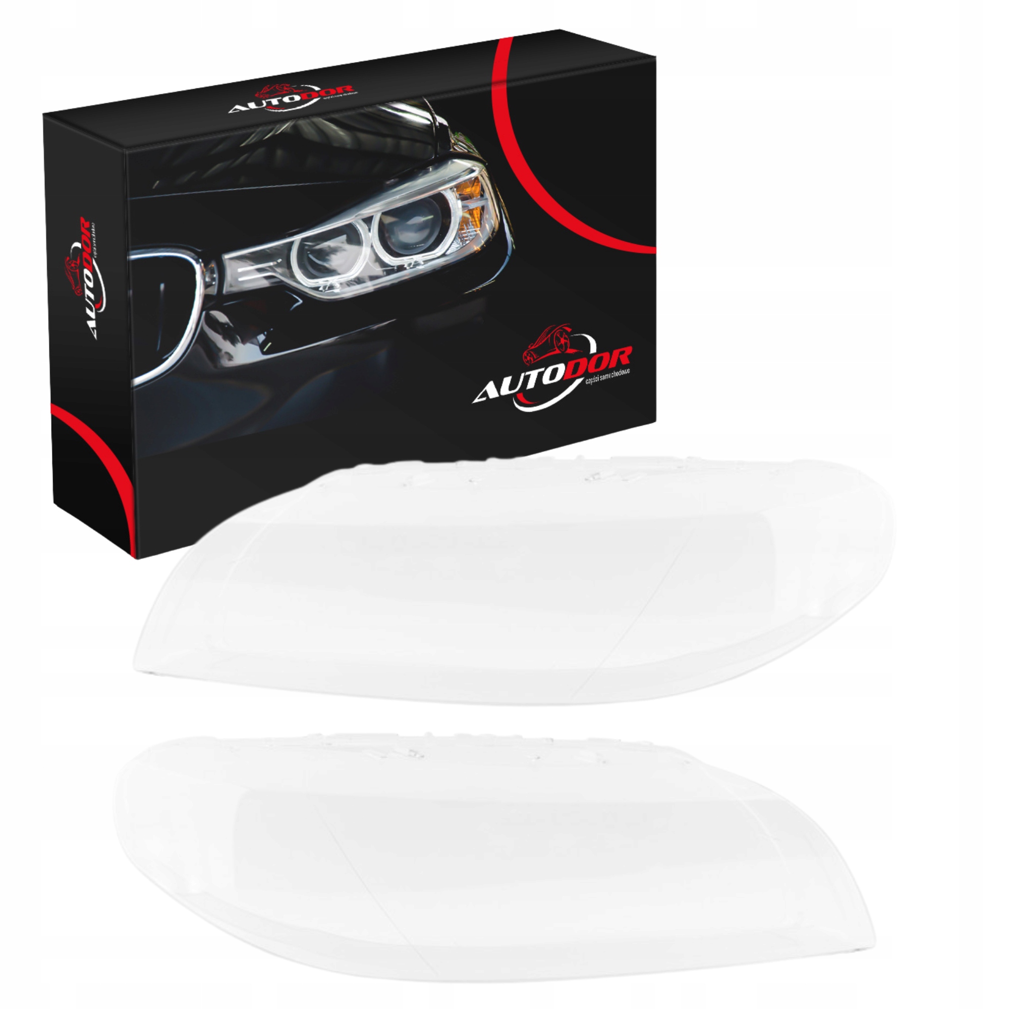 Volvo S80 II 2006-2016 Krytka Skla Světlometů Lamp, Levý Pravý Komplet