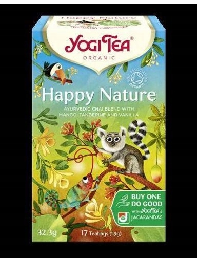 Levně Yogi Tea Čaj Happy Nature Bio 17 sáčků