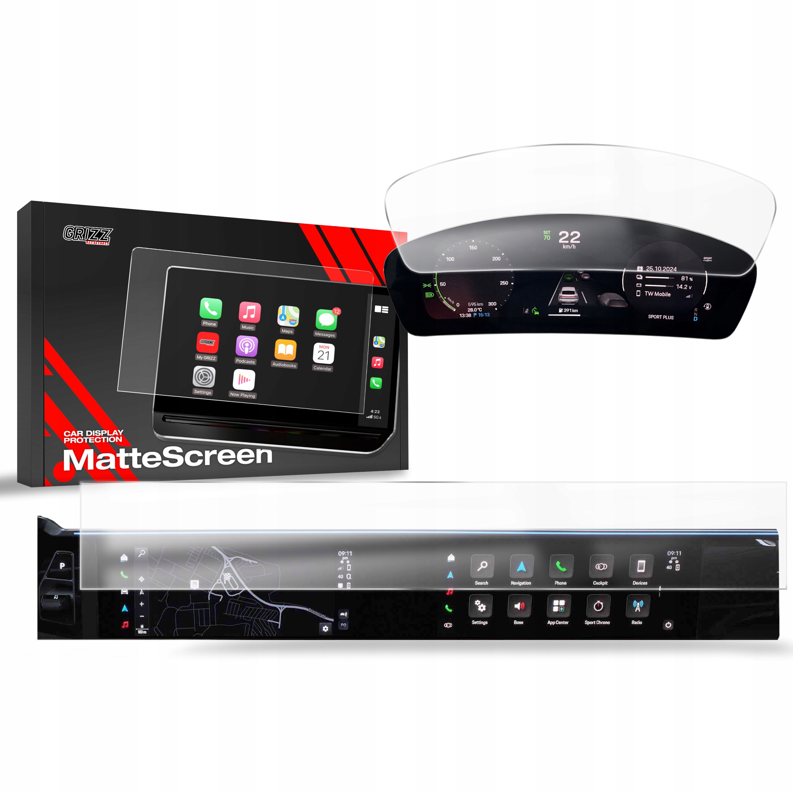 2w1 Folia Antyodciskowa do Porsche Macan 4 (2025)