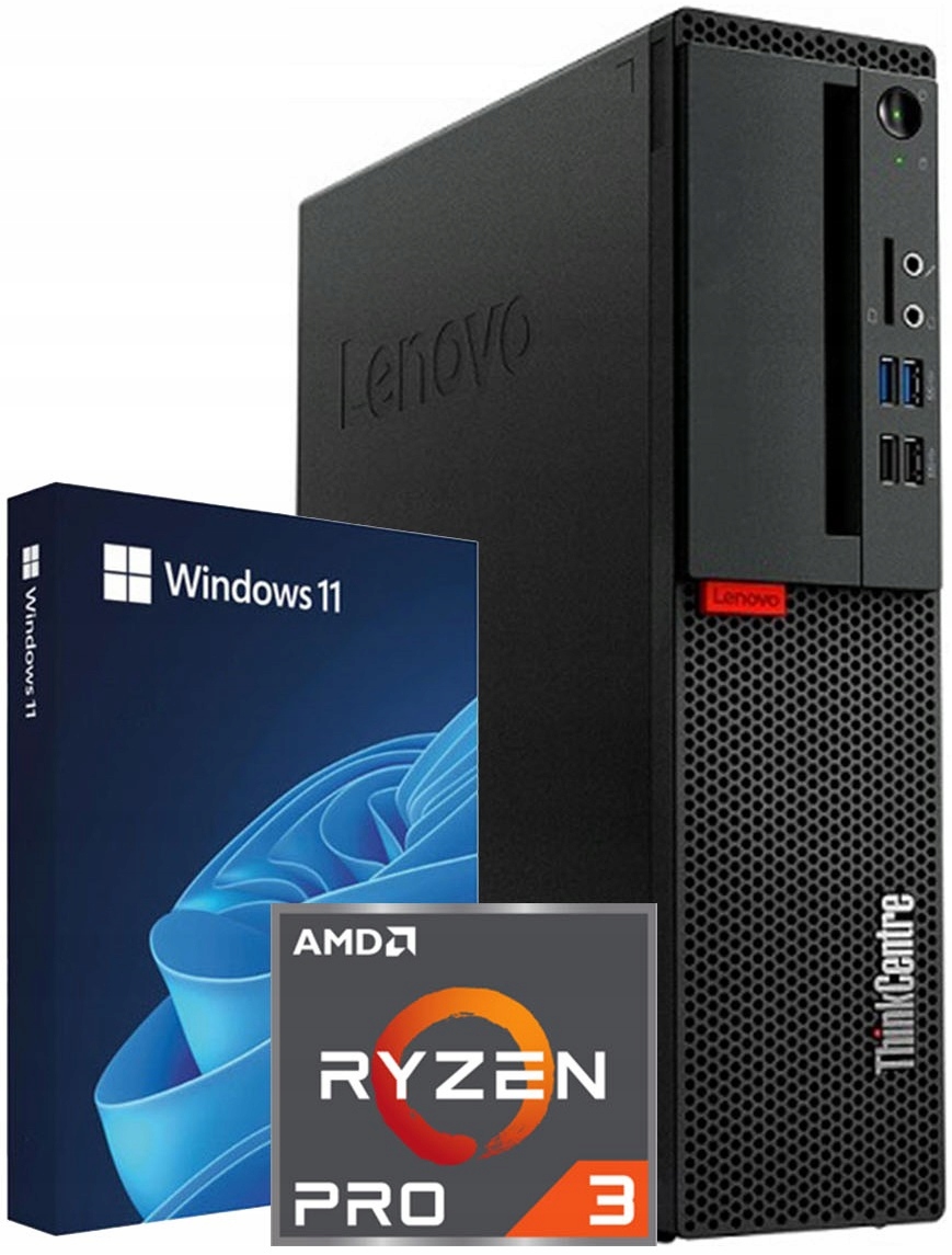 PC Biurowy Lenovo M75s-1 AMD RYZEN 3 PRO 3200G|8GB|240SSD|Win 11 Seria AMD Ryzen 3