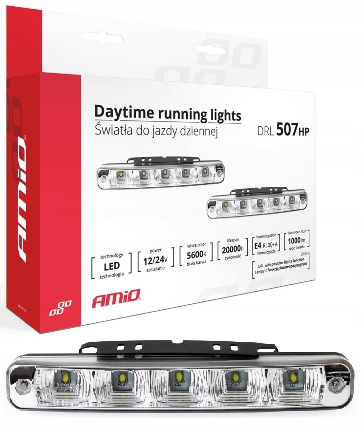 

Światła dzienne Led 507HP Nssc 1000lm Homologacja