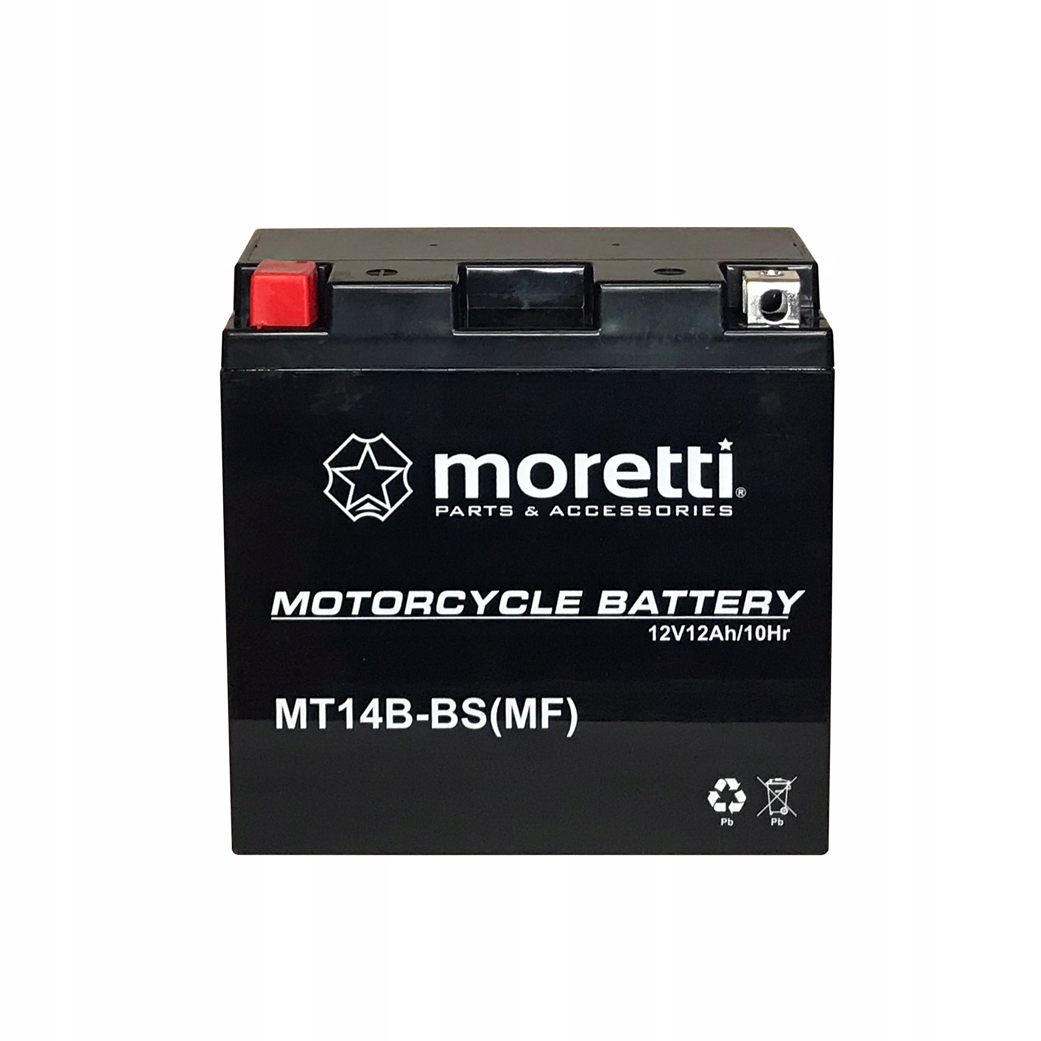 

Akumulator motocyklowy 12V 12Ah MT14B Gel Moretti