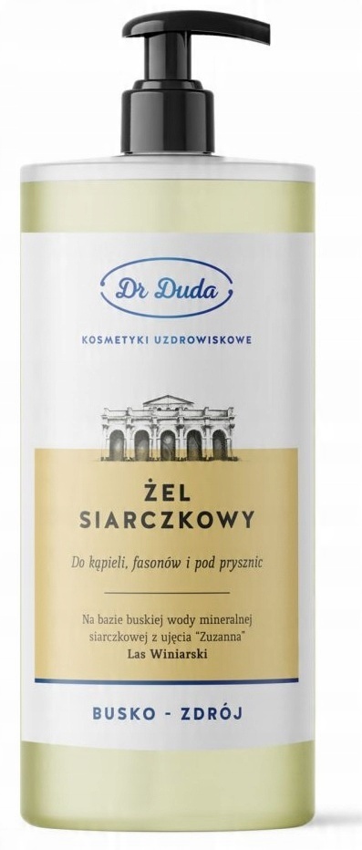 

Buski Żel Siarczkowy Prysznic Dr Duda Pompka 500