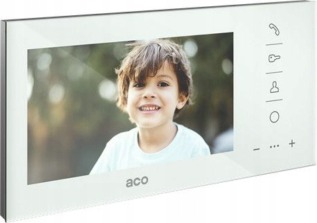 Aco GLASS-PRO-7 Wh Monitor Familio Como Pro 7 cali Biały