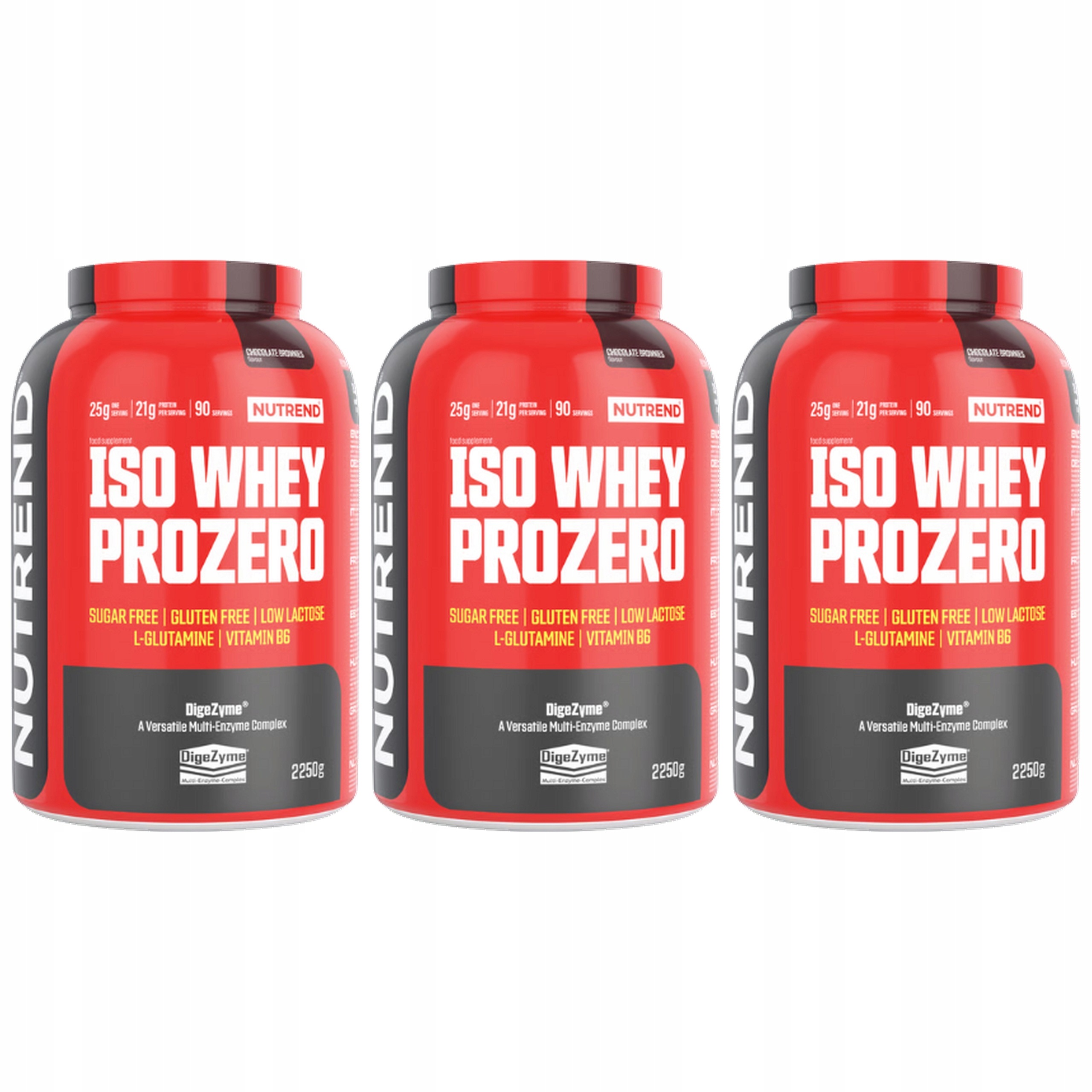 3x Protein Syrovátkový izolát Wpi 84% Glutamin Regenerace 2250g Nutrend