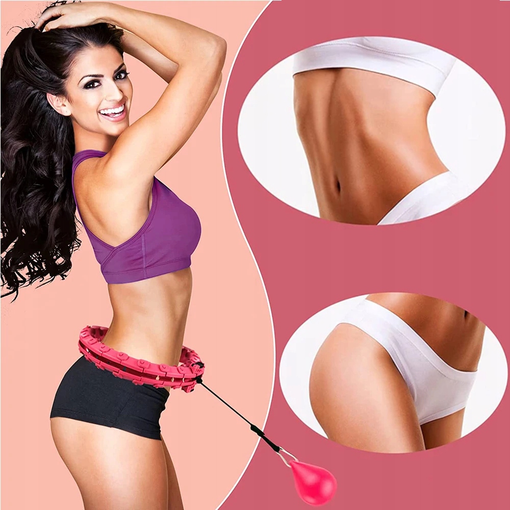 SMART HULAHOP FITNESS MASTER Z MASAŻEREM OBCIAŻENIE PLUS SIZE + GUMY Kod producenta 17-44-526