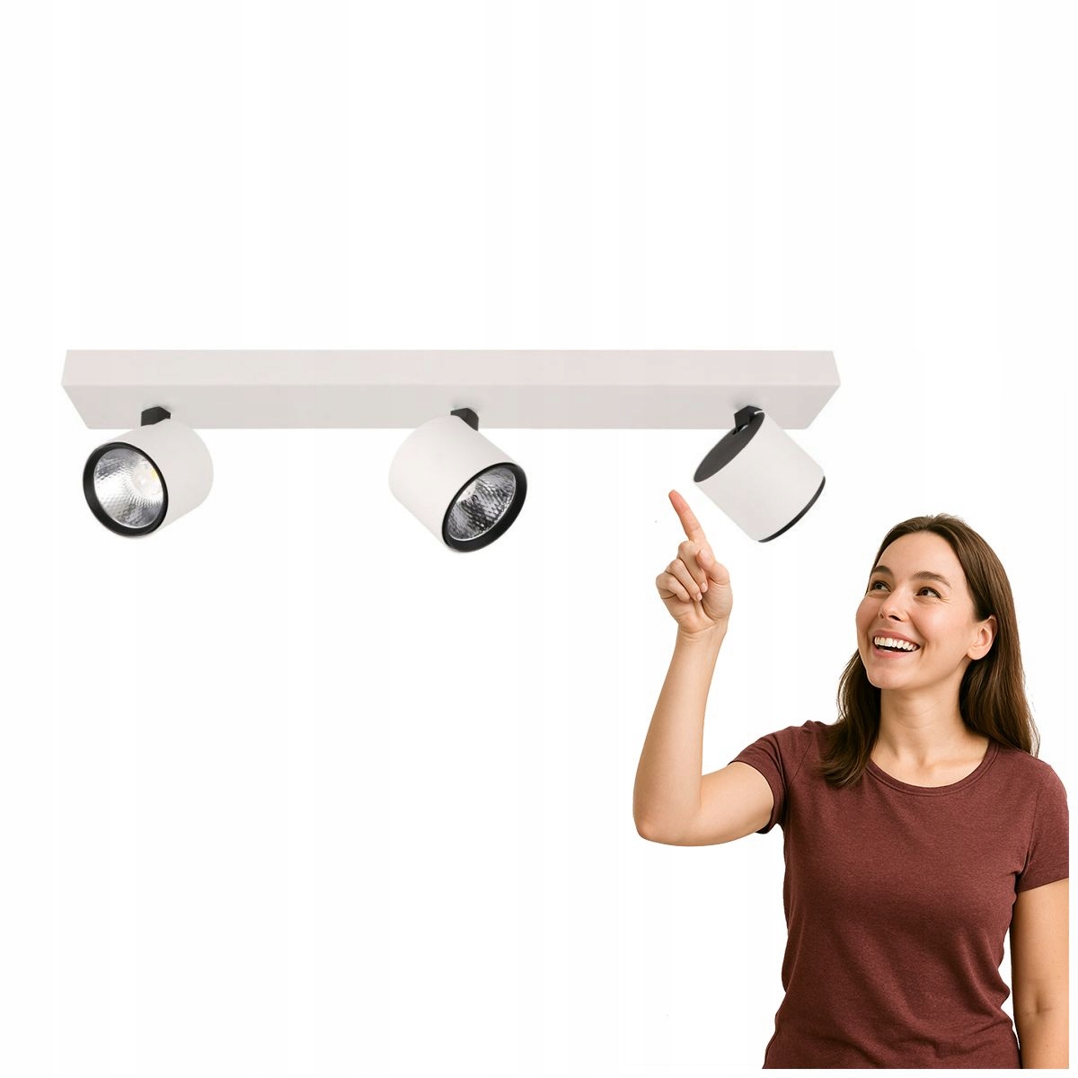 Led spotová lampa Boniva – moderní styl, 3 reflektory, Italux