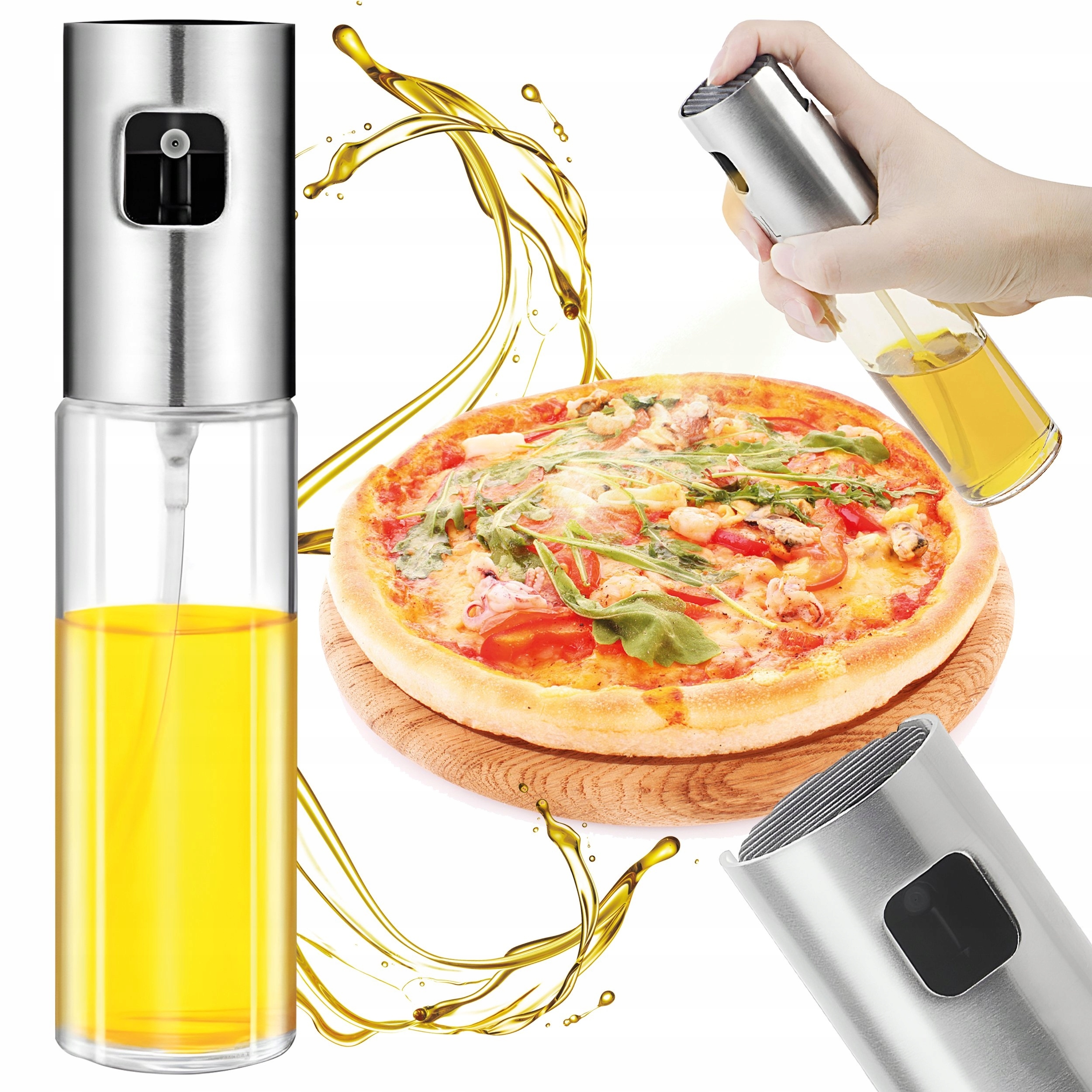 DOZOWNIK DO OLEJU NALEWAK OLIWY SPRAY SPRYSKIWACZ OCTU 100ml BUTELKA