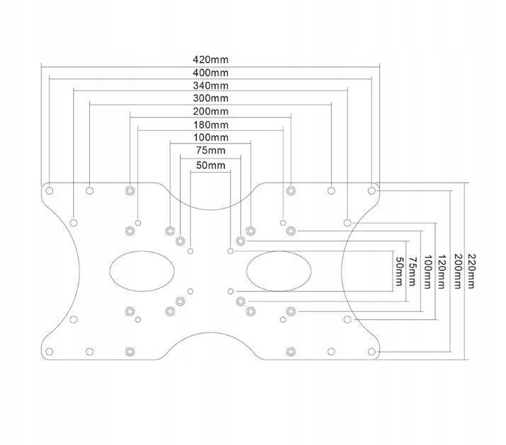 Płyta do montażu w uchwycie FPMA-VESA400 Adapter 100X100-400X200