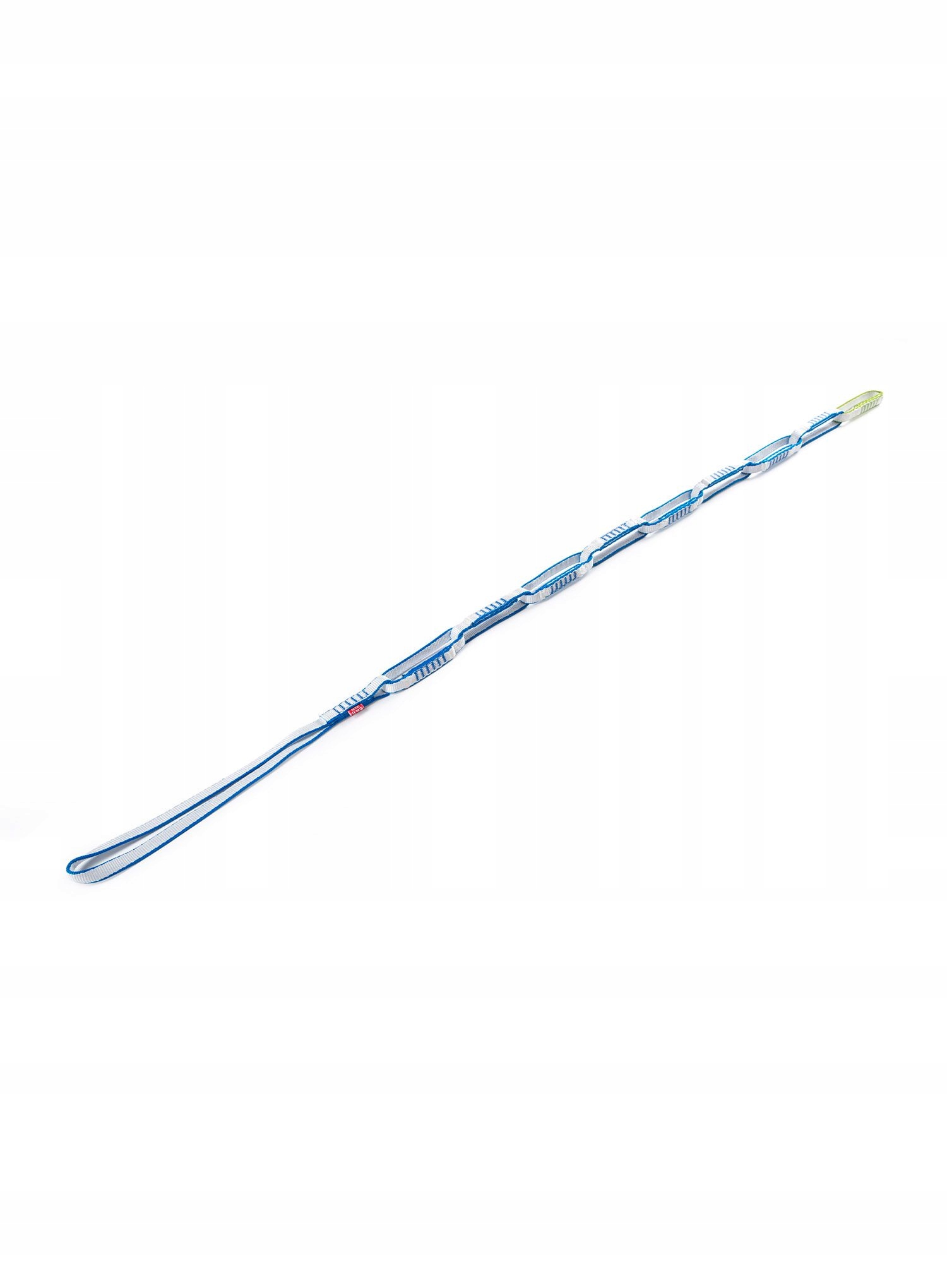 Lezecká páska Ocun Ultichain Bio-Dyn 12 mm 120 cm modrá/bílá