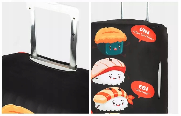 ochronny POKROWIEC NA WALIZKĘ rozmiar L PEACE Marka Inna