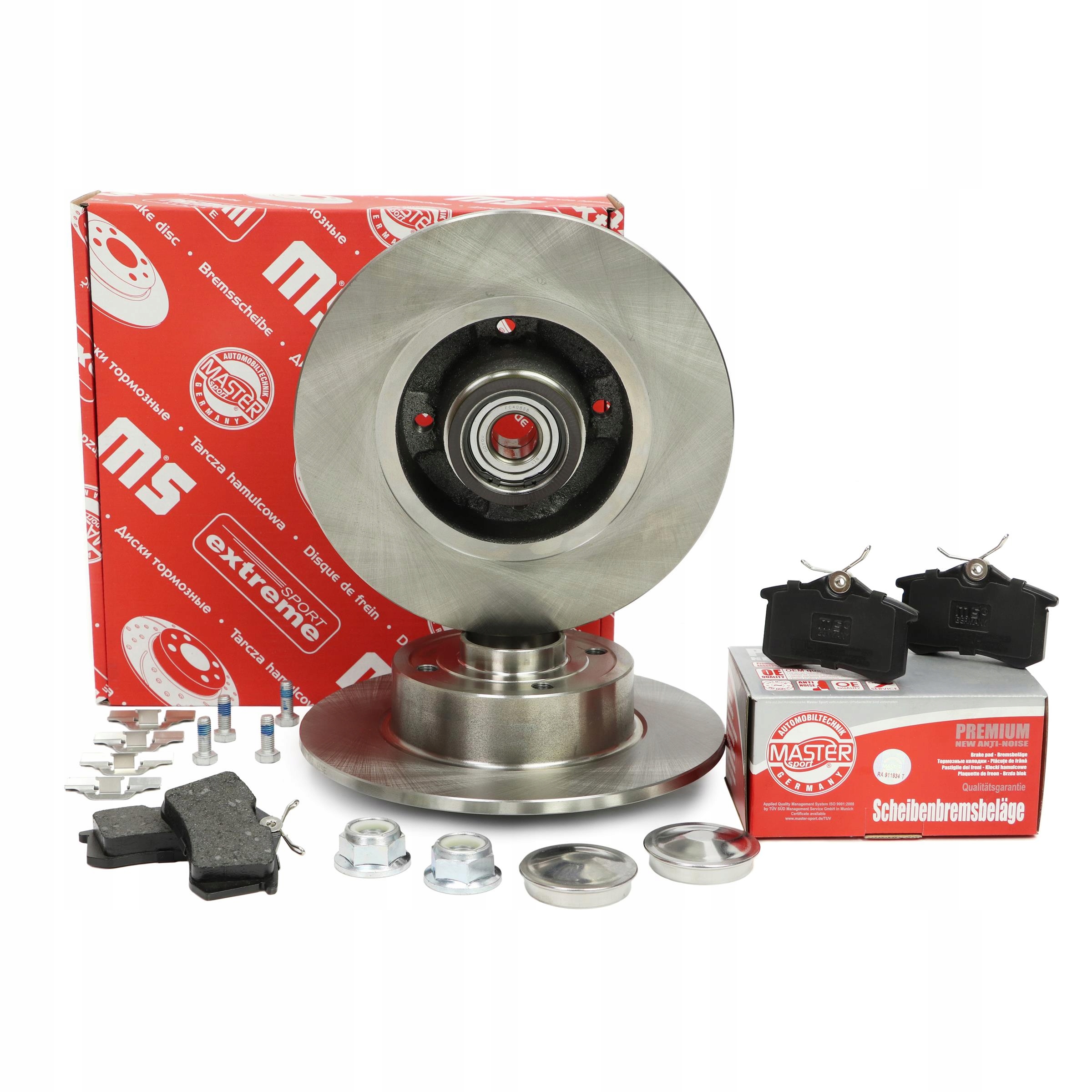 Brzdové Destičky Kotouče s ložiskem zadní Renault