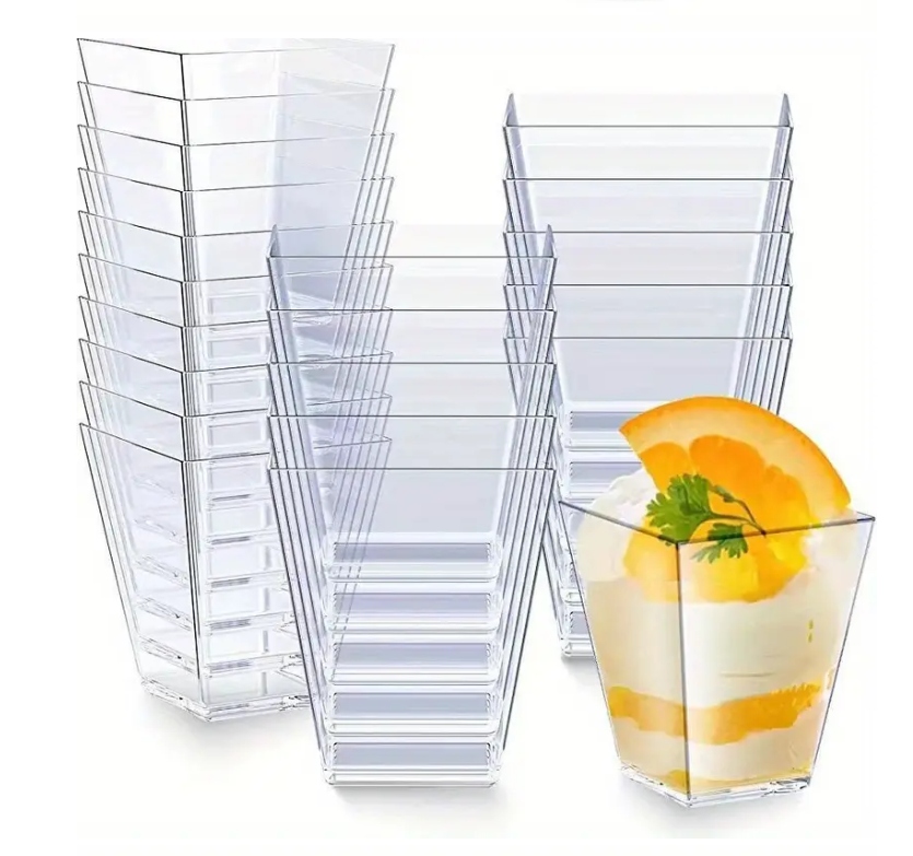 Pojemniki Kubki na przekąski mini desery FINGERFOOD SPACE 3 150ml 24szt