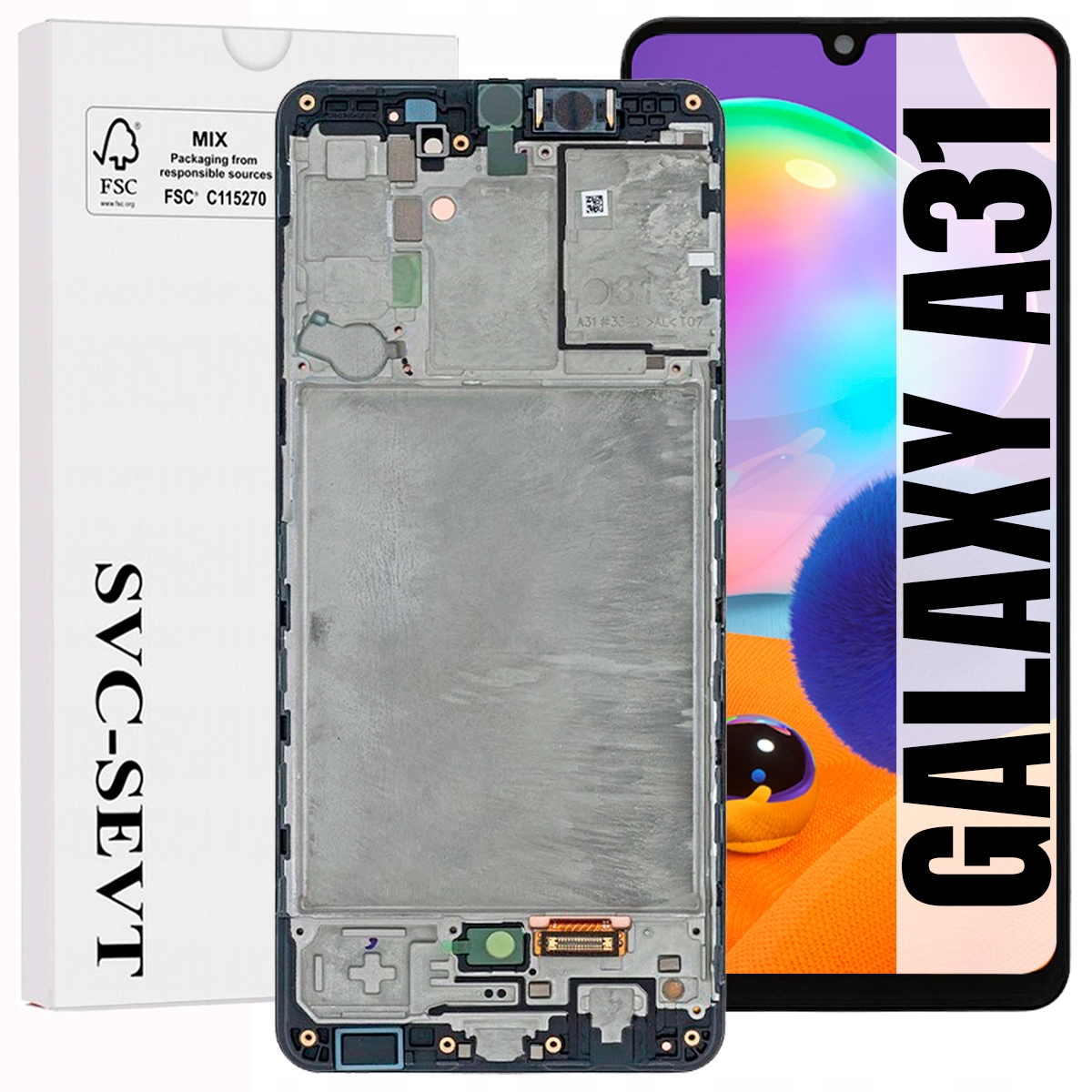 Displej Pro Samsung Galaxy A31 A315 Originální LCD Displej Rámeček